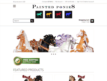 Tablet Screenshot of paintedponies.com.au